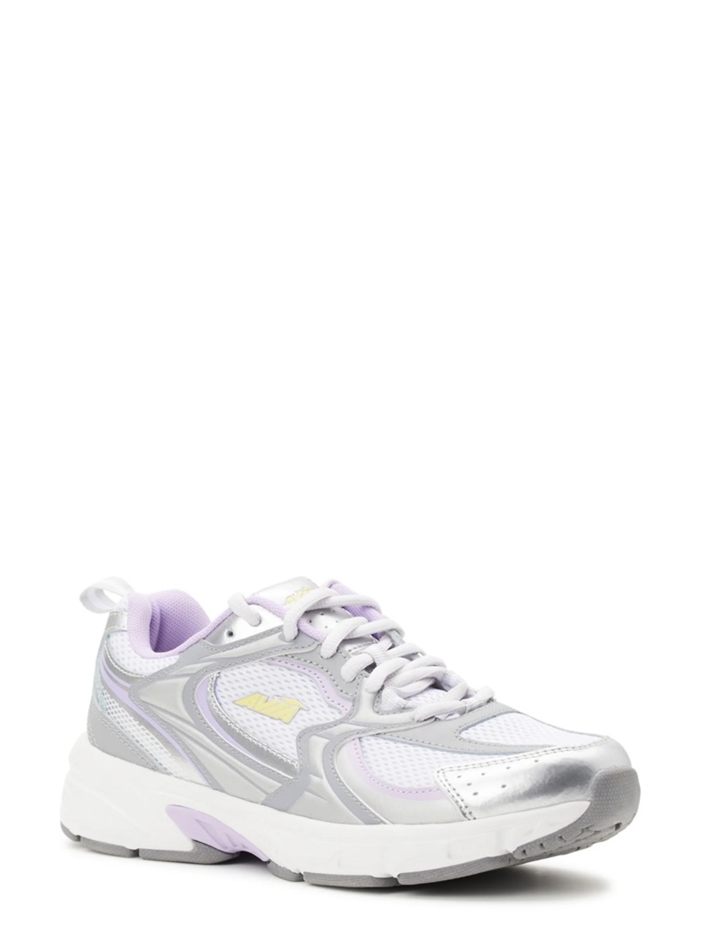 Avia Women's Silver & Lavender Athletic Chunky Sneakers